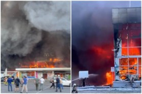 MALL din Ucraina cu peste 1000 de oameni în interior, lovit de o rachetă rusească, anunță Zelenski